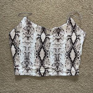 Garage Snake Skin Tank Top- S